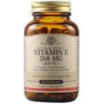 Solgar Vitamin E Συμπλήρωμα Διατροφής για το Καρδιαγγειακό & Αναπνευστικό 268mg (400IU) 50 Softgels