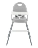 Spoony Highchair 3 in 1 with Metal Frame & Plastic Seat Grey - Image 2