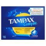 Tampax Compak Regular Ταμπόν Με Απλικατέρ για Κανονική Ροή 16 Τεμ.