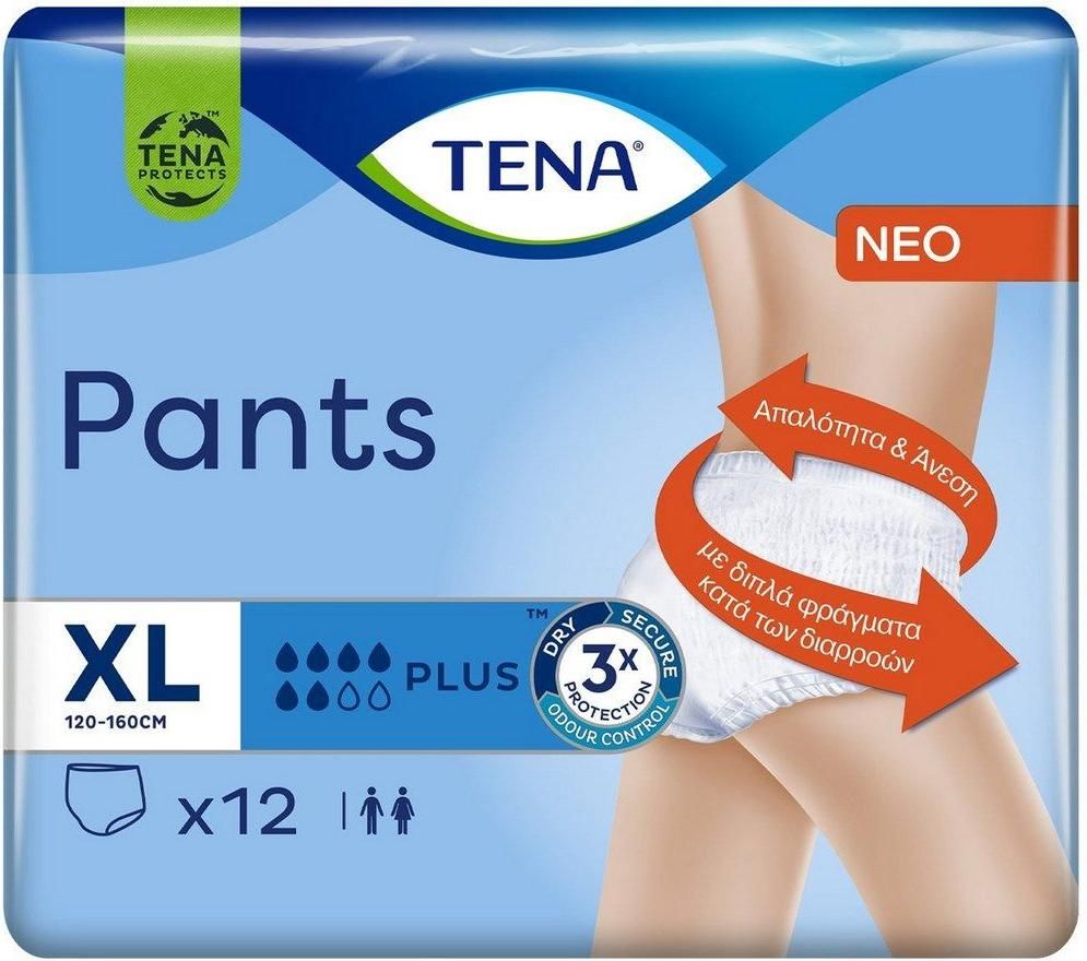 tena-plus-Πάνες-Βρακάκι-Ακράτειας-x-large-12τμχ1.jpg Tena Plus Πάνες Βρακάκι Ακράτειας X-Large 12τμχ - Image 1
