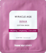 Thank You Farmer Miracle Age Repair Cotton Mask Face Nourishing Mask 25ml 1pcs - Image 3