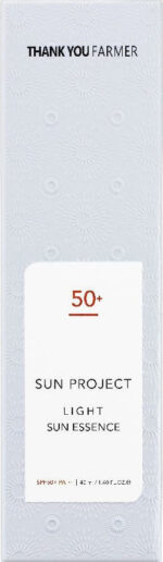 Thank You Farmer Sun Project Light Sun Essence Sunscreen Lotion SPF50 40ml - Image 2