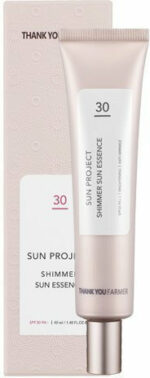 Thank You Farmer Sun Project Shimmer Sun Essence Sunscreen Face Cream SPF30 40ml - Image 2