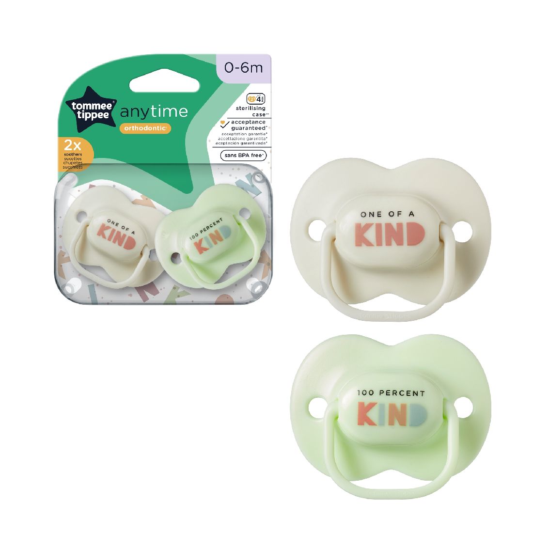 tommee-tippee-any-time-Ορθοδοντικές-Πιπίλες-σιλικόνης-0-6m-unisex-2τμχ-433354971.jpg Tommee Tippee Any Time Ορθοδοντικές Πιπίλες σιλικόνης 0-6m Unisex (2τμχ) (43335497) - Image 1