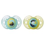 Tommee Tippee Night Time Soothers Πιπίλες Σιλικόνης Night 18-36m Kίτρινο⁄Πράσινο (2τμχ)(43341302) - Image 2