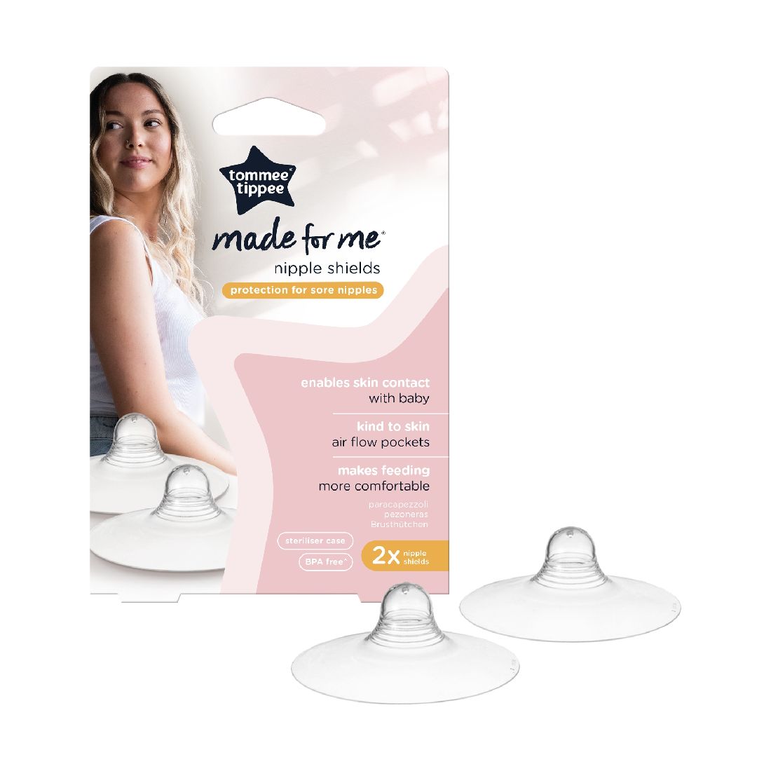 tommee-tippee-nipple-shields-Προστατευτικοί-Δίσκοι-Στήθους-Σιλικόνης-one-size-2τμχ423016421.jpg Tommee Tippee Nipple Shields Προστατευτικοί Δίσκοι Στήθους Σιλικόνης One Size 2τμχ(42301642) - Image 1