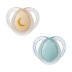 Tommee Tippee Orthodontic Night Time Silicone Night 0-6m Orange⁄Blue(2pcs) (43338095) - Image 2