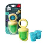 Tommee Tippee Teethe 'n' Feed Pacifier for Feeding 4m+ with 2 free nets (44661151)