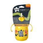 Tommee Tippee Εκπαιδευτικό Κύπελλο Με Λαβές Και Καλαμάκι 300ml 6m+ Κίτρινο (447831)