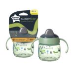 Tommee Tippee Εκπαιδευτικό Κύπελλο Με Στόμιο Μαλακής Σιλικόνης Πράσινο 190ml 4m+(447826)
