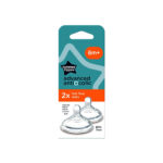 Tommee Tippee Θηλές Σιλικόνης Advanced Anti-Colic - Γρήγορης Ροής 6m+(42122453)