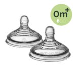Tommee Tippee Silicone Nipples Advanced Anti-Colic - Short Flow 0m+(42102651) - Image 2