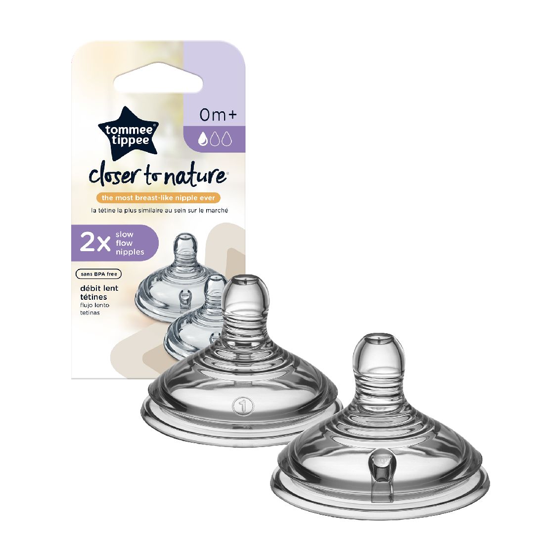 tommee-tippee-Θηλές-Σιλικόνης-closer-to-nature-Μικρής-Ροής-0m4245841.jpg Tommee Tippee Θηλές Σιλικόνης Closer To Nature - Μικρής Ροής 0m+(424584) - Image 1