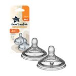 Tommee Tippee Θηλές σιλικόνης Closer to Nature - μεγάλης ροής 6m+(42112452)