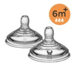 Tommee Tippee Θηλές σιλικόνης Closer to Nature - μεγάλης ροής 6m+(42112452) - Image 2
