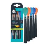 Tommee Tippee Feeding Spoons Soft with Long Handle 4m+ ,5pcs (44719610)