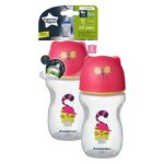 Tommee Tippee Κύπελλο Soft Sippee Με Στόμιο 300ml Ροζ 12m+(44718511)