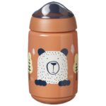 Tommee Tippee Κύπελλο Με Στόμιο Μαλακής Σιλικόνης Πορτοκαλί 390ml 12m+ (447829)