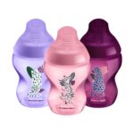Tommee Tippee Closer To Nature Small Flow Bottle 260ml with Jungle Design (3pcs) 0m+ (422730)