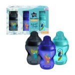 Tommee Tippee Closer To Nature Small Flow Bottle 260ml with Jungle Design (3pcs) 0m+ (422731) - Image 2