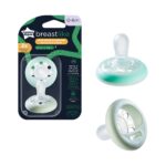Tommee Tippee Pacifier Breastlike Glow in the Dark 0-6m (2pcs) (43348405)