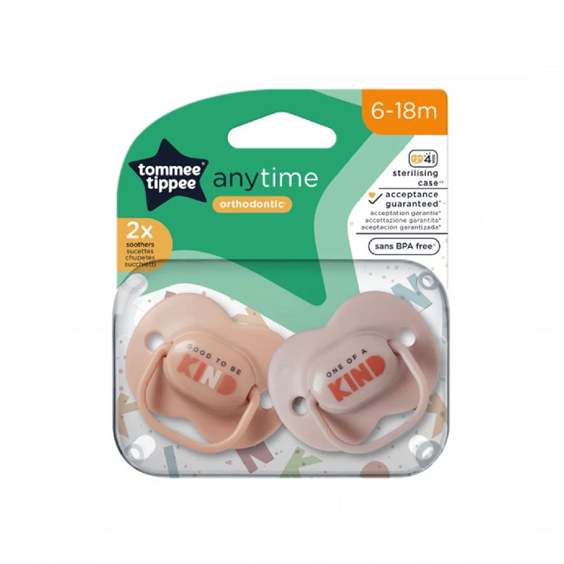 tommee-tippee-Πιπίλες-Σιλικόνης-anytime-6-18m-Ροζ-Μωβ-2τμχ1.jpg Tommee Tippee Πιπίλες Σιλικόνης ''Anytime'' 6-18m, Ροζ-Μωβ (2τμχ) - Image 1