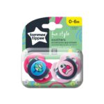 Tommee Tippee Πιπίλες Σιλικόνης FUN 0-6m (2τμχ) Κορίτσι (43335785)