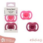 Tommee Tippee Πιπίλες σιλικόνης Ultra light 6-18m Ροζ ⁄ Μωβ (2τμχ)