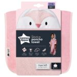 Tommee Tippee Πόντσο μπάνιου για κορίτσι Πιγκουίνος 2-4 Χρονών (CGA1001)
