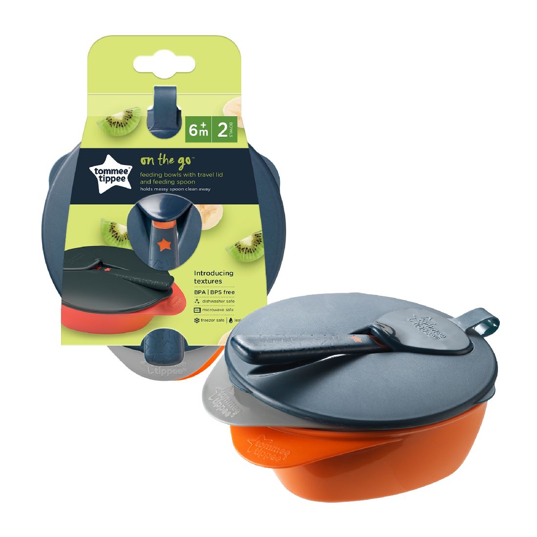 tommee-tippee-Σετ-Μπoλ-Φαγητού-Με-Προστατευτικό-Καπάκι-38-Κουτάλι-Γκρι-Πορτοκαλί-6m446718501.jpg Tommee Tippee Σετ Μπoλ Φαγητού Με Προστατευτικό Καπάκι & Κουτάλι Γκρι⁄Πορτοκαλί 6m+(44671850) - Image 1