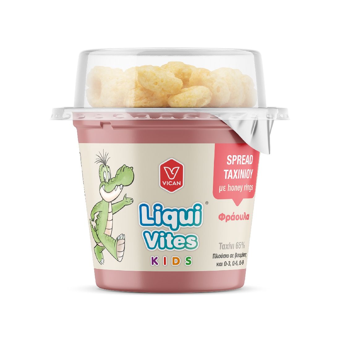 vican-liqui-vites-kids-spread-tαχινίου-με-Κόκκους-Ρυζίου-–-Φράουλα-44gr1.jpg Vican Liqui Vites Kids Spread Tαχινίου με Κόκκους Ρυζίου – Φράουλα 44gr - Image 1