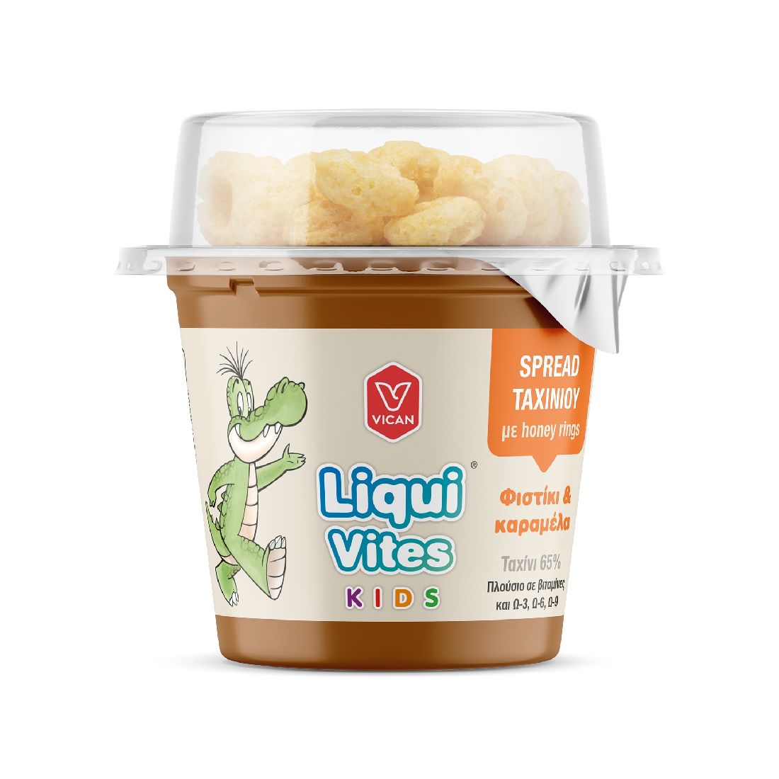 vican-liqui-vites-kids-spread-tαχινίου-με-Κόκκους-Ρυζίου-–-Φυστικί-38-Καραμέλα-44gr1.jpg Vican Liqui Vites Kids Spread Tαχινίου με Κόκκους Ρυζίου – Φυστικί & Καραμέλα 44gr - Image 1