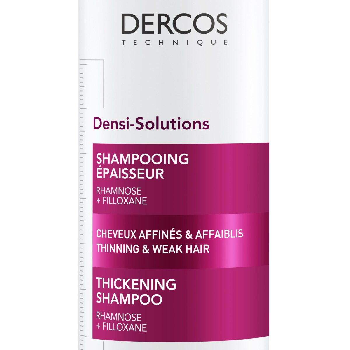 Vichy Dercos Densi-Solutions Thickening Shampoo Σαμπουάν Πύκνωσης για Αδύναμα & Λεπτά Μαλλιά, 400ml - Image 3