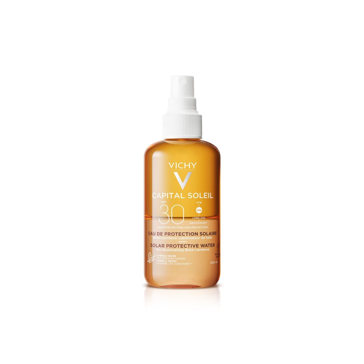 Vichy Ideal Soleil Solar Protective Water SPF30 Αντηλιακό Νερό με β-Καροτένιο, 200ml - Image 2