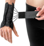 Vita Orthopaedics 03-2-021 Medium Lace Up Wrist Splint in Black Color - Image 2