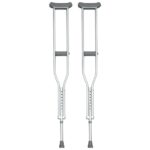 Vita Orthopaedics Βακτηρίες Αλουμινίου Γίγας Με Μπίλια Ρυθμιζόμενο Ύψος Γκρι (Ζεύγος) (09-2-070)