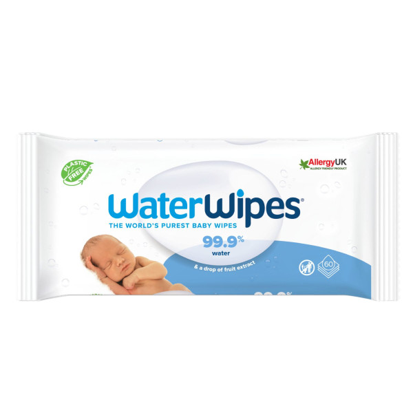 waterwipes-100-plastic-free-Άοσμα-Μωρομάντηλα-999-Νερό-Ηλικίες-0-60-Μαντηλάκια1.jpg WaterWipes, 100% Plastic-free, Άοσμα Μωρομάντηλα, 99.9% Νερό, Ηλικίες 0+, 60 Μαντηλάκια - Image 1