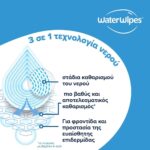 WaterWipes Sensitive+ 100% Plastic-free Άοσμα Μωρομάντηλα με 99,9% Νερό, 28τεμ - Image 2