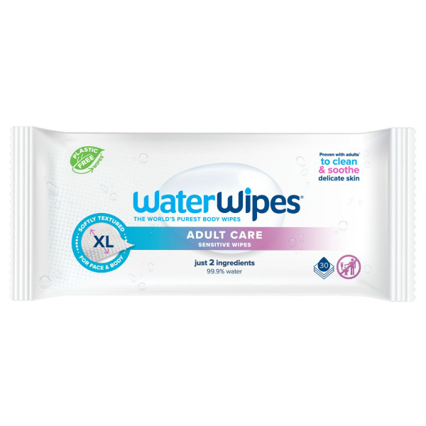waterwipes-Μαντηλάκια-Καθαρισμού-Ενηλίκων-xl-Μαντηλάκι-30-Μαντηλάκια1.jpg WaterWipes, Μαντηλάκια Καθαρισμού Ενηλίκων, XL Μαντηλάκι, 30 Μαντηλάκια - Image 1