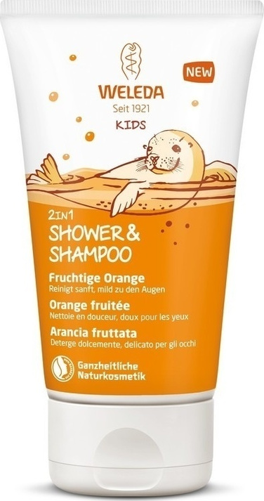 weleda-2in1-shower-38-shampoo-kids-Βιολογικό-Παιδικό-Αφρόλουτρο-38-Σαμπουάν-με-Πορτοκάλι-150ml1.jpg Weleda 2in1 Shower & Shampoo ''Kids'' Βιολογικό Παιδικό Αφρόλουτρο & Σαμπουάν με Πορτοκάλι 150ml - Image 1