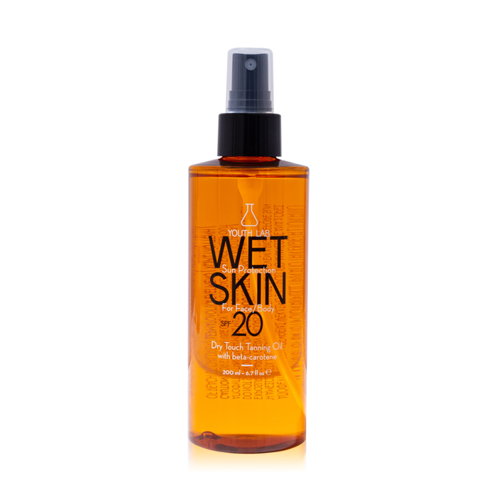 youth-lab-wet-skin-sun-protection-Αντηλιακό-Ξηρό-Λάδι-με-Ενεργοποιητή-Μαυρίσματος-spf-20-200ml1.jpg Youth Lab. Wet Skin Sun Protection Αντηλιακό Ξηρό Λάδι με Ενεργοποιητή Μαυρίσματος SPF 20, 200ml - Image 1
