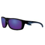 Zippo Sport Line Sunglasses Black with Blue Skeleton and Blue Flashlight OS38-02
