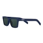 Zippo Men's Sunglasses with Blue Red Skeleton and Green Lens OB210-3