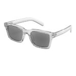 Zippo Sunglasses with Clear Granite Frame and Grey Lens OB210-12
