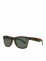 Zippo Sunglasses with Granular Skeleton and Green Lens OB21-22