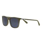 Zippo Women's Sunglasses with Green Granite Frame and Blue Lens OB147-02