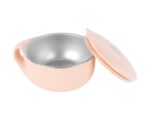 Stainless Steel Food Bowl 200ml Pink - Image 2