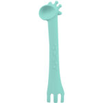 Baby Spoon Giraffe made of Silicone Mint