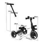 Tricycle (18 Months-5 Years) Freedom 3 In 1 White 821-180 - Image 5