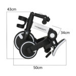 Tricycle (18 Months-5 Years) Freedom 3 In 1 White 821-180 - Image 6